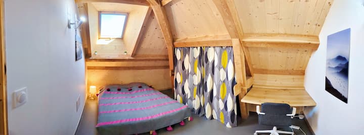 模块化床： 160张双人床或80厘米的单人床