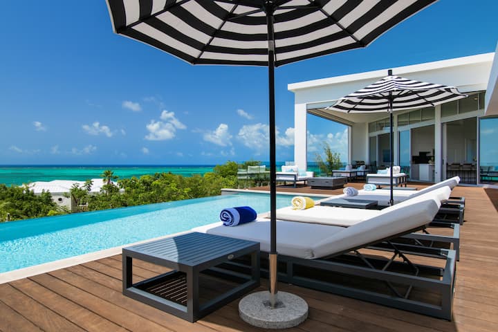 Mistral * Exquisite Ocean View New 3br Villa - Turks and Caicos Islands