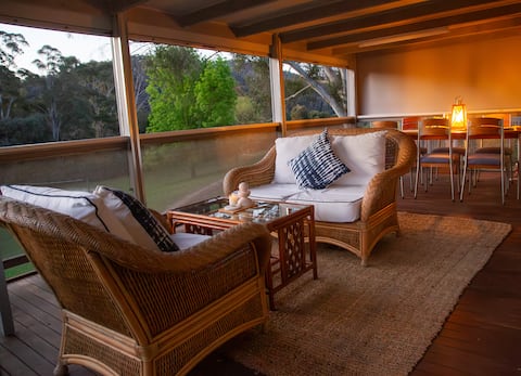 Scenic chalet in resort setting