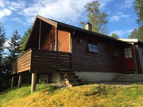 Cabin idyll at Vigdarvatnet