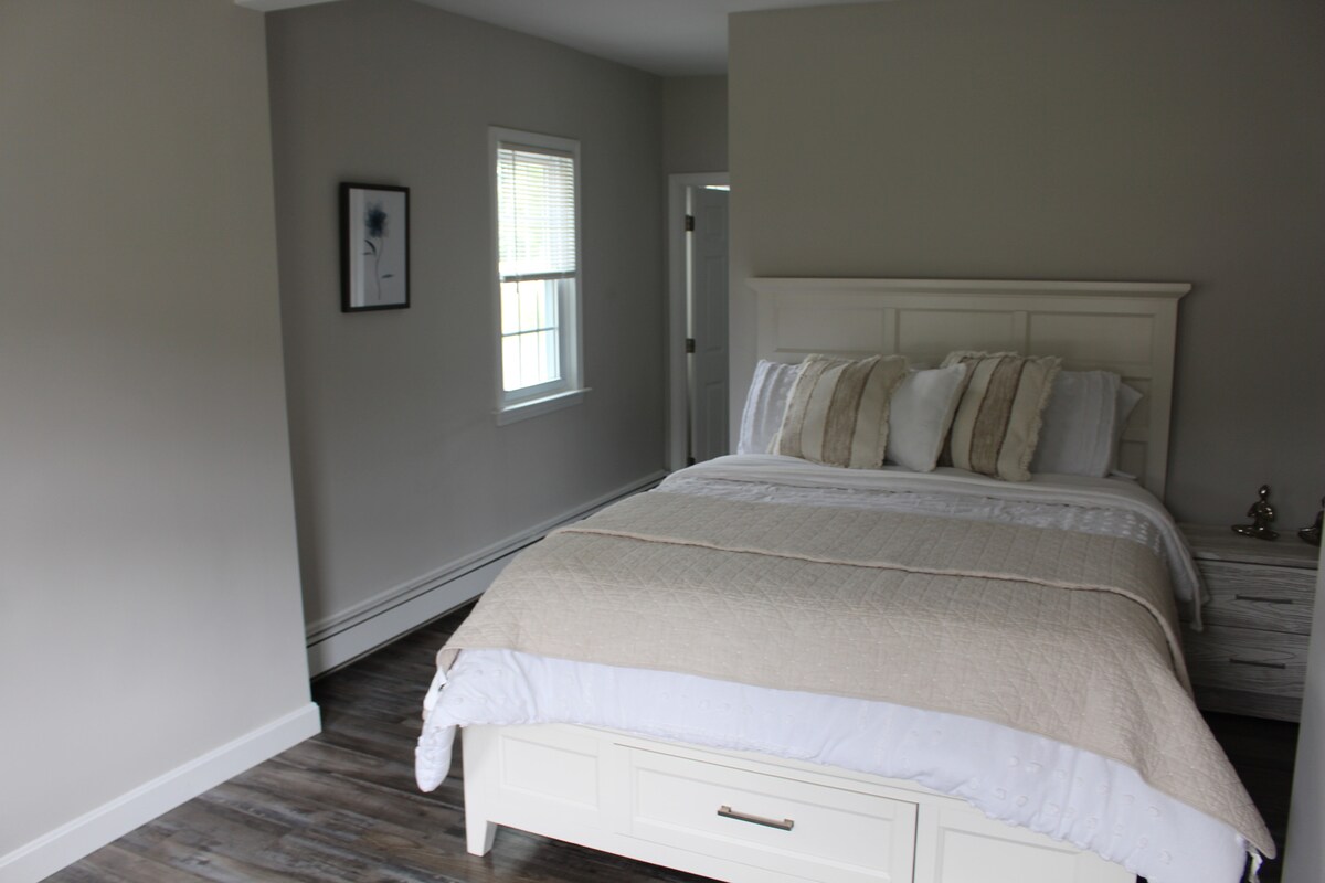 First Floor - Master Suite with walk in closet and full bath.