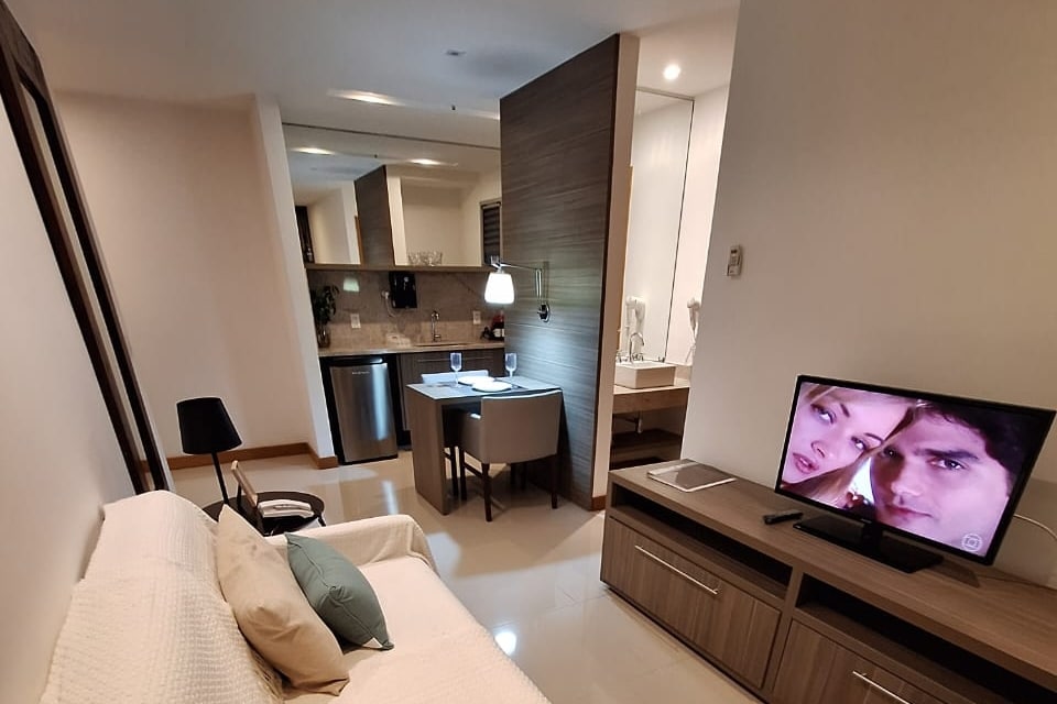 Top Airbnb: Apt Riocentro with pool, sauna and parking in Jacarepaguá