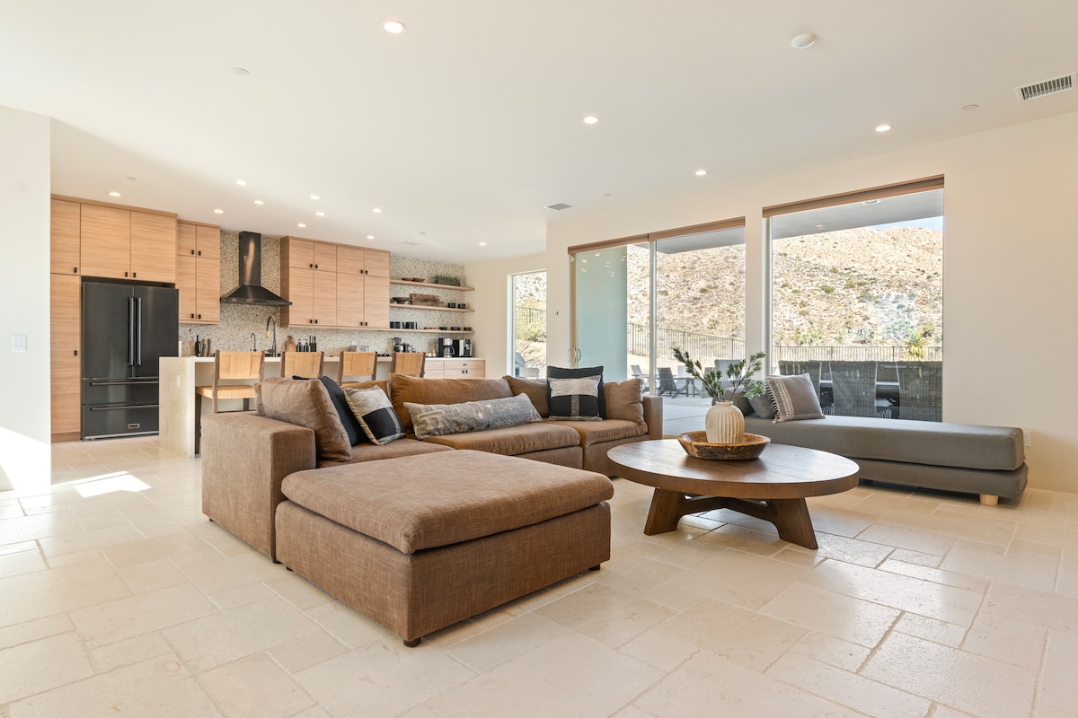 A luxury home designed for entertaining. Everyone can spread out, relax, and stay connected to everything.