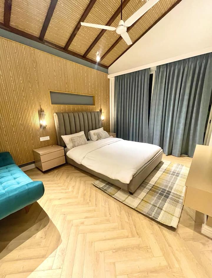 Bedroom two on second floor with attached bathroom