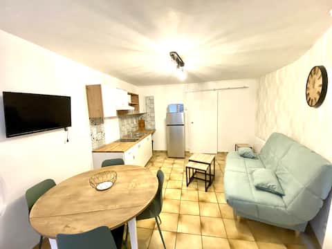 Nice T2 on ground floor, Centre Néris Les Bains