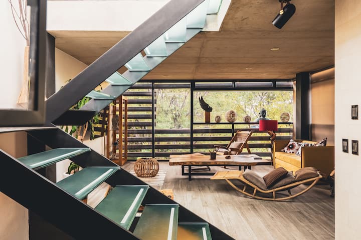Exclusive 3-story Boho Penthouse W/private Terrace - Mexico City