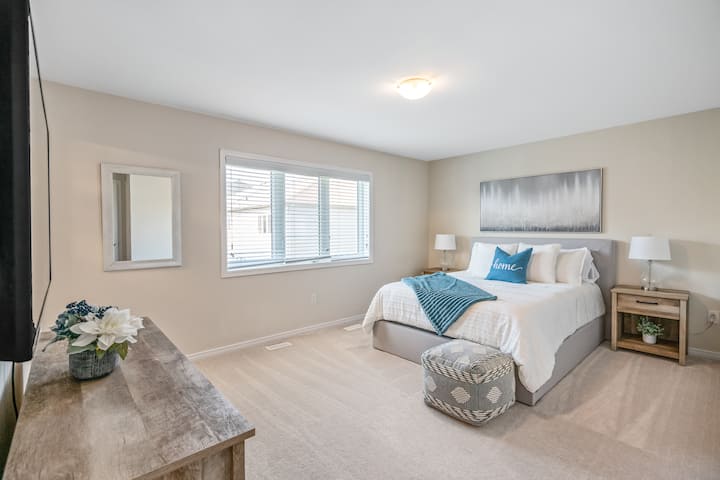 Master Bedroom. 55" Smart TV