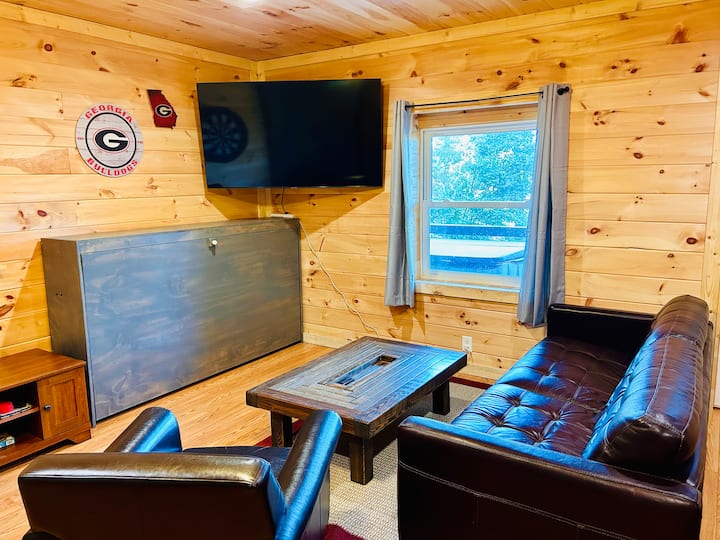 With this second living area you'll never miss a game while you're on vacation. 