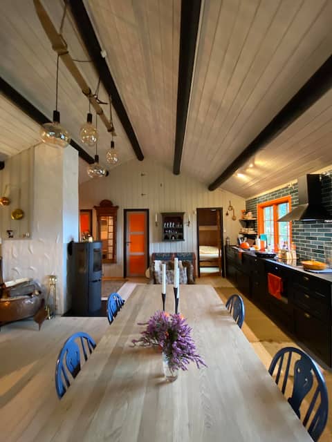 Traditional and cozy cottage at Sauda Ski Center