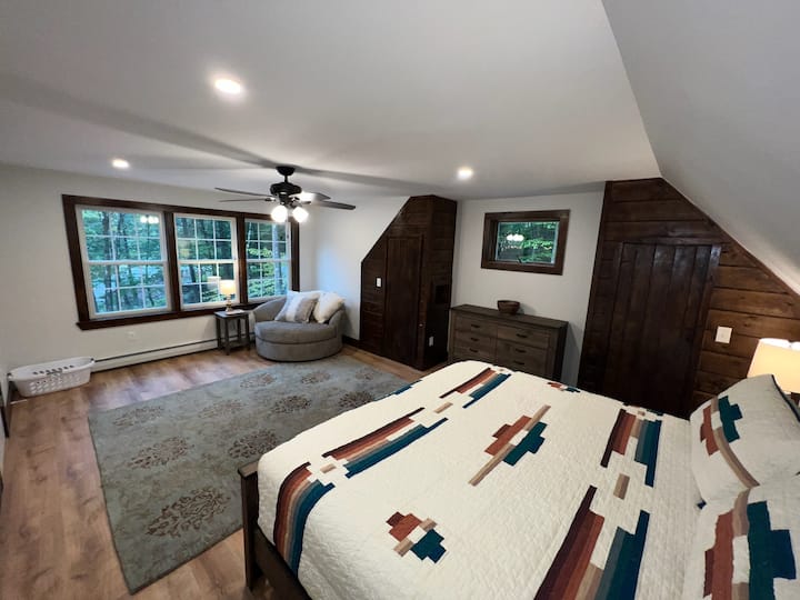 Upstairs Master.  King Bed.
