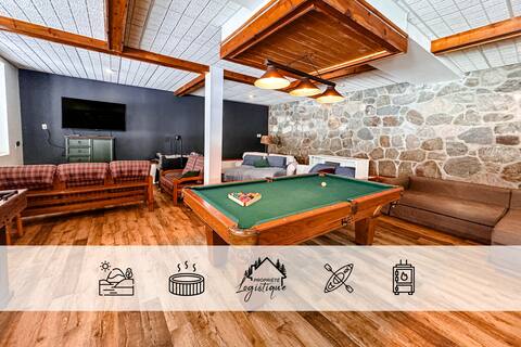 Retreat at Lake Provost - Spa, Lake, Billiards & Ski