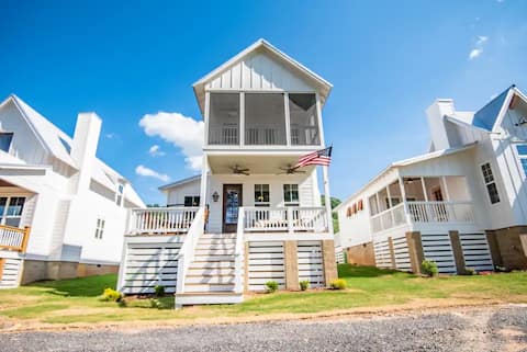 River Rocks Friends Gather Here