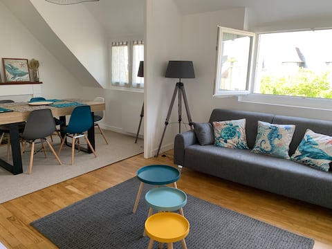 Top Airbnb: Bright new apartment in the heart of the village in Loctudy