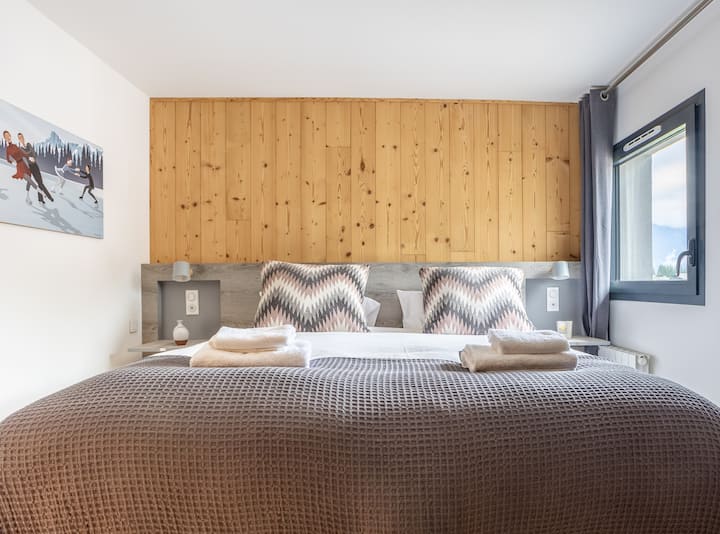 La terza camera da letto può essere disposta come letto matrimoniale o come 2 letti singoli