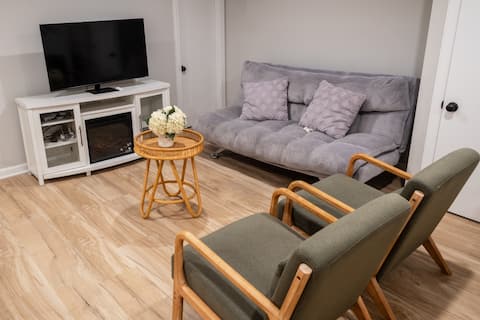 Brand new 3 B/R 6 bed basement. Near NYC/EWR