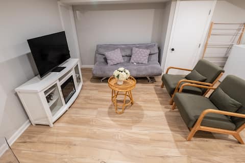 Brand new 3 B/R 6 bed basement. Near NYC/EWR