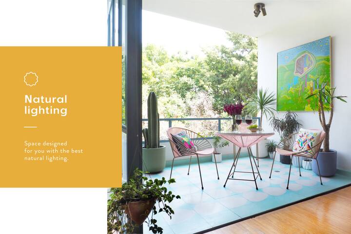 Premium Apartment with Terrace | In La Condesa gallery image 5