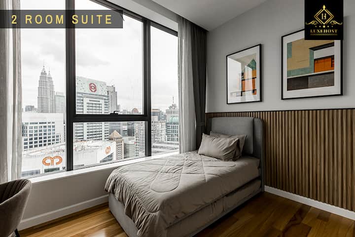 Chumba cha 2 cha kulala kilicho na kitanda cha ziada cha mtu mmoja