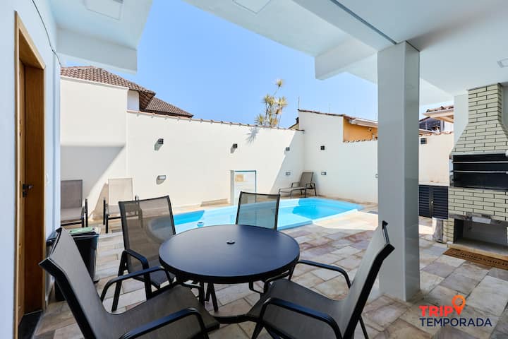 Casa 01-piscina, Churrasq E Ar Cond - Ubatuba