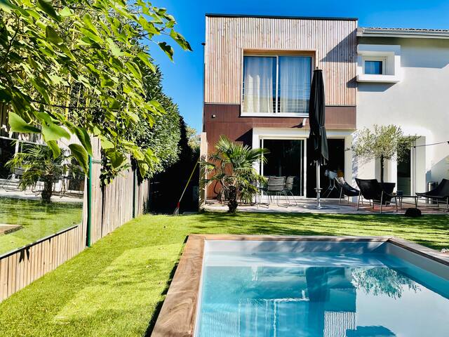 Maison cocooning avec piscine