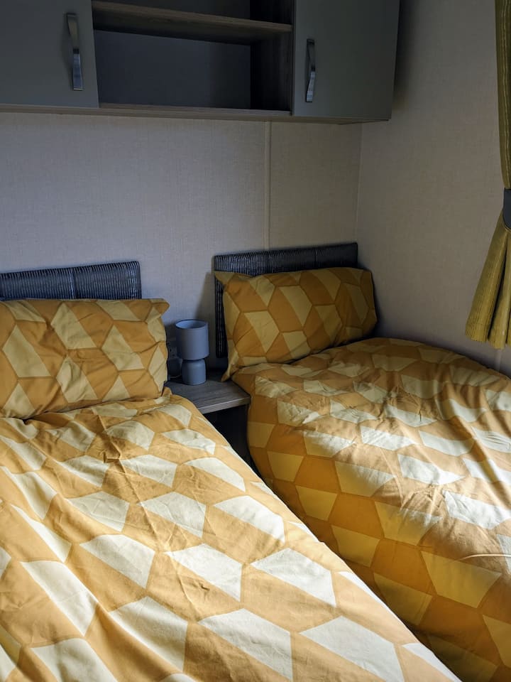 Twin bedroom for up to two.