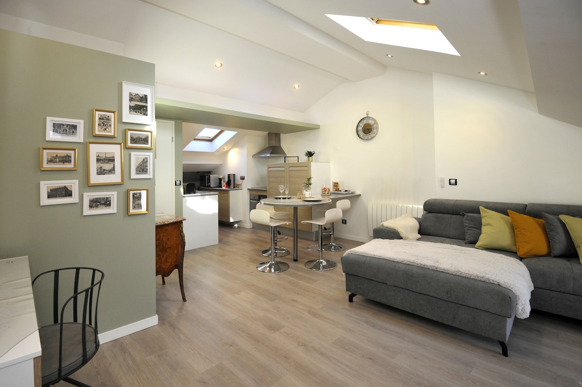 Annonce Airbnb populaire: "LE CHALEUREUX" F2, 200 m from Place Stanislas à Nancy