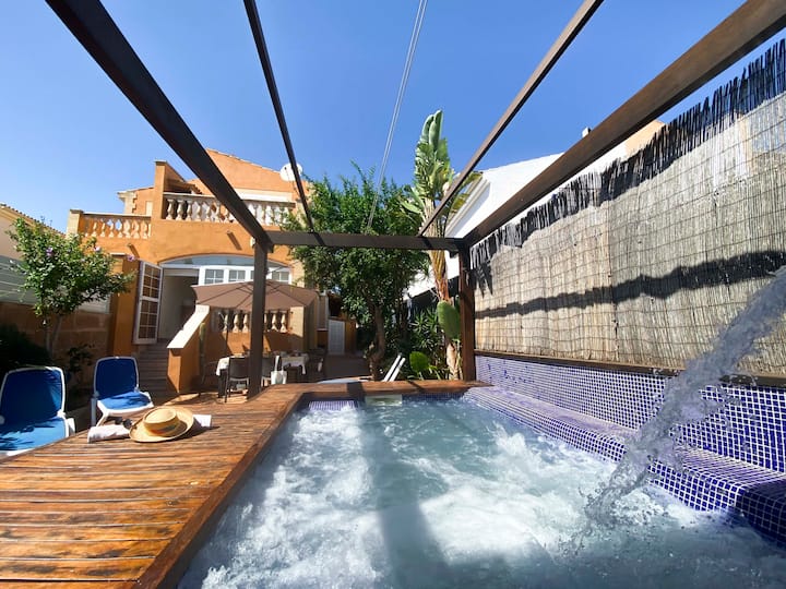 Sa Mimosa Jacuzzi House In Alcúdia - Alcúdia