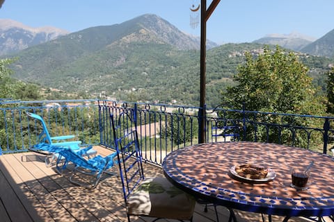 Terrace on the mountains