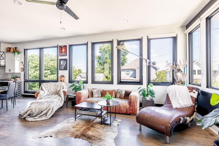 Downtown Jungle! •Exotic, Unique, Bold• 7 Min 2 Dt - Old Hickory Lake, TN