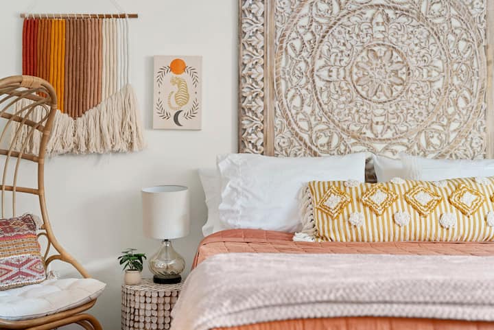 Chambre élégante et relaxante