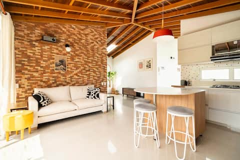 Successful Airbnb property: Bohemian paradise | AC, King bed, Scenic View in Envigado