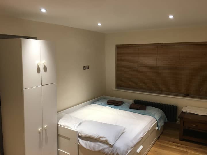 Downstairs Bedroom (IKEA Guest bed)