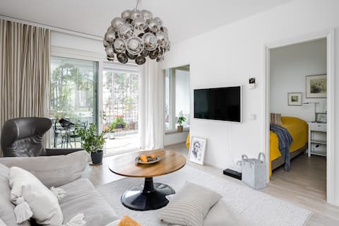 Top performing Airbnb: Peaceful and stylish two-room apartment in Espoo in Espoo