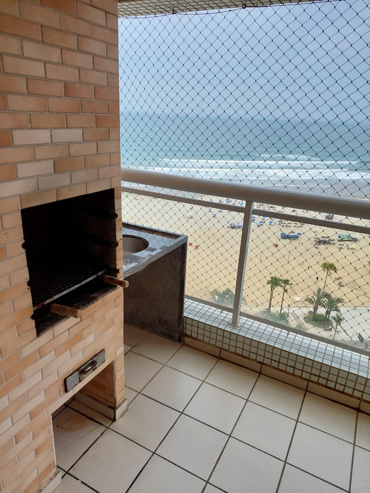 Apartamento Guilhermina Praia Grande, 8 Hospedes - Praia Grande