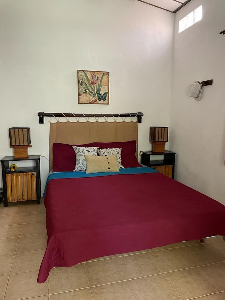 Queen bed in bedroom 3