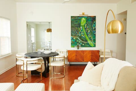 Greenside Getaway | Pet Friendly w/ Yard & Firepit