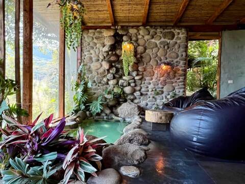 Ay Caray eco-cabin on the river bank, Jalcomulco