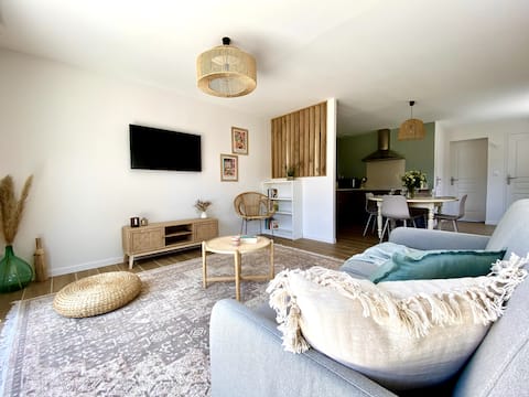 Top Airbnb: The pastel house | Quiet house | Garden in Sarthe