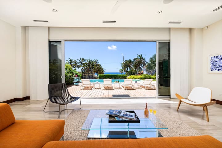 New Luxury 4br Beachfront Villa W/ Infinity Pool - Aruba