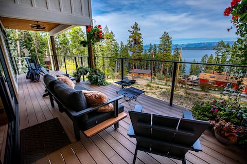 Luxury Lakeside Retreat w/ Panoramic Flathead View