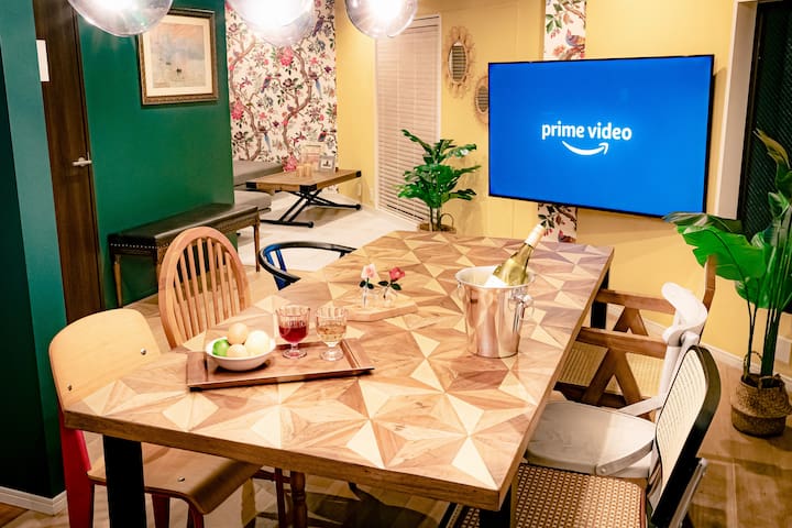 Shinjuku120㎡3minswalkfromsta.2parking8 beds2 baths