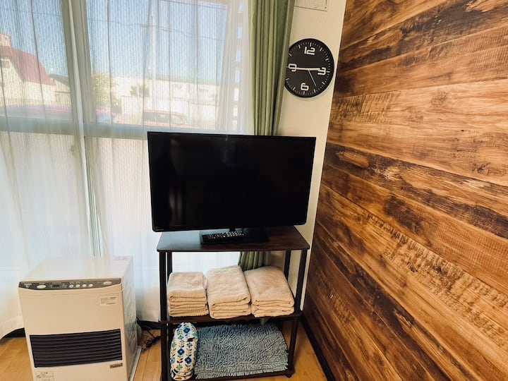 Ivy/cozy Apt/zoo/free P & Wi-fi - 旭川市