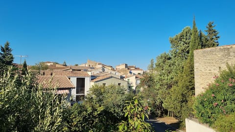 Independent 3-bedroom apartment of 62 m2: garden, balcony, parking