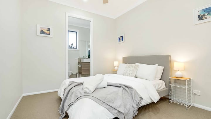 Bedroom 2 - double with access to the 2 way bathroom