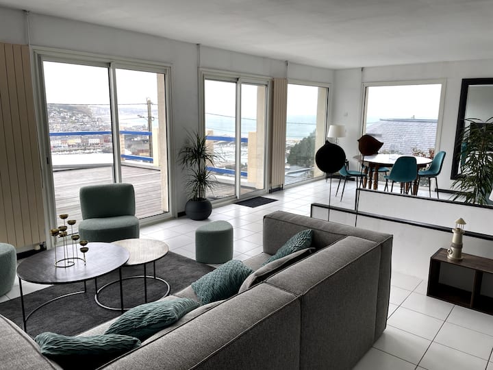 Maison Vue Mer, Port Et Ville - Fécamp