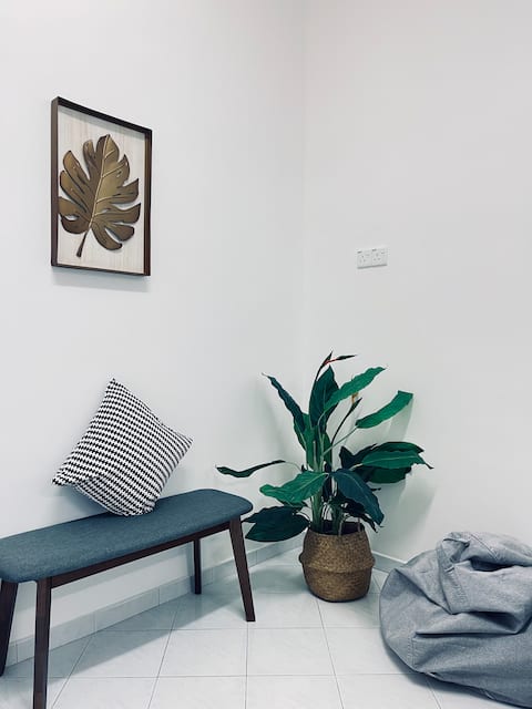 Cozy 3 Bedroom Semi D Homestay, 1 mins to Town
