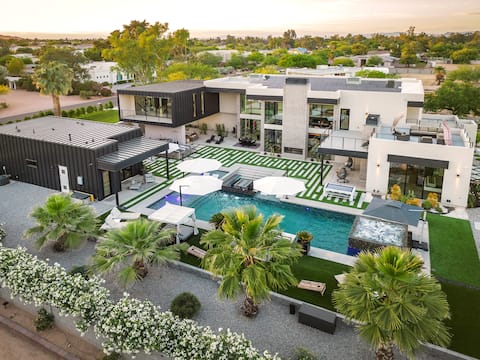 Modern Mansion|Heated Pool & Spa|Game+Movie Room