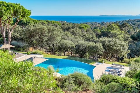 Villa Chasse Spleen • 180° Sea View, Heated Pool