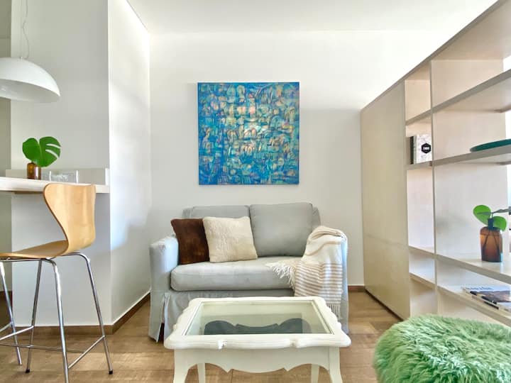 Bright furnished studio in Recoleta
