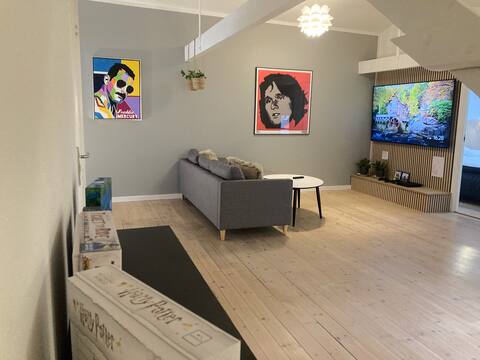 Large apartment in Viborg between pedestrian street and lake